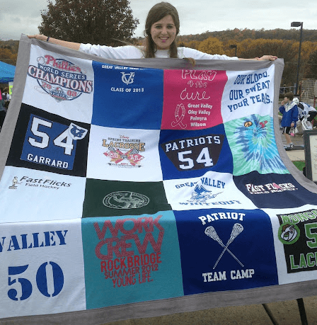 T-Shirt Blanket Graduation Gift