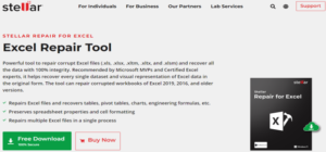 Stellar Repair for Excel sheets