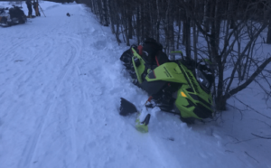 Factors caused for snowmobile accidents 