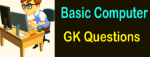 Basic K.G Level Computer Questions