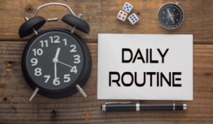 Establish a routine