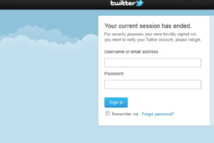 Why does Twitter sometimes log users out?